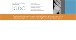 Desktop Screenshot of jewishgeneticdiseases.org